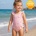 Fresk: Цял детски бански с UV50 защита Surf Girl (FR-SW2440-61-98)
