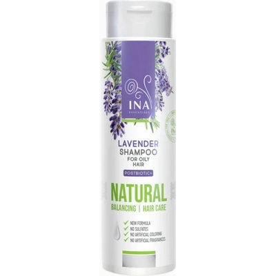 Ina essentials Levanduľový šampón prírodný levanduľový šampón na mastné vlasy 200 ml