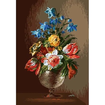 Image 1 of Казанлъшки гоблени Гоблен Букет цветя Puppets (Унгарски)