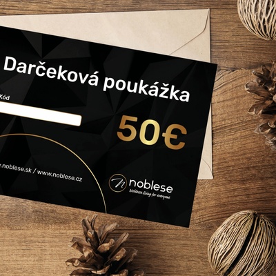 Noblese Darčekový poukaz v hodnote 50€ - tlačená verzia
