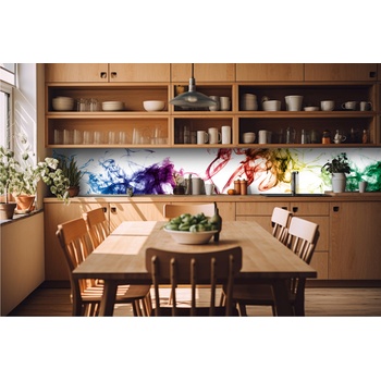 DIMEX ART s. r. o Фототапет за кухня - детайл от мастило във вода 420 x 60 см