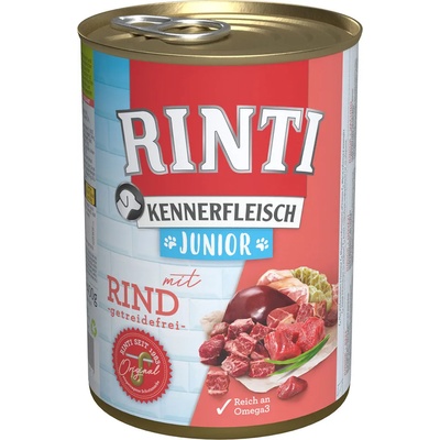 RINTI 24x400г говеждо месо Junior RINTI Kennerfleisch консервирана храна
