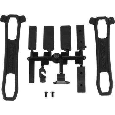 Associated B74.2 plastový držák LiPo sady sada AE92316