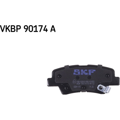 Sada brzdových platničiek, vždy 4 kusy v sade SKF VKBP 90174 A (VKBP90174A)