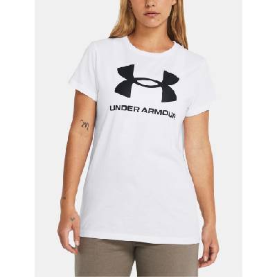 UA W Sportstyle Logo SS T-shirt Under Armour | Byal | ЖЕНИ | XS