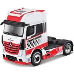 Maisto - Custom Rigs-Mercedes-Benz Actros 1851, червено-бял, 1: 64 (12389R)