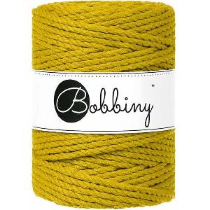Bobbiny 3PLY Macramé Rope 5 mm 100 m Spicy Yellow юта (TX-E050)