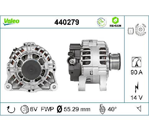 Alternátor VALEO 440279