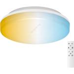 Aigostar - LED таванен плафон за баня LED/24W/230V 3000K-6500K IP54 + ДУ (AI2902)