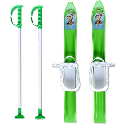 MASTER Детски ски + щеки master, 60 см, зелени