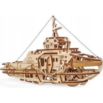 Ugears 3D Puzzle Remorker – Tougboat 169 ks