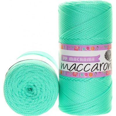 Maccaroni PP Macrame 169 zářová mentolová