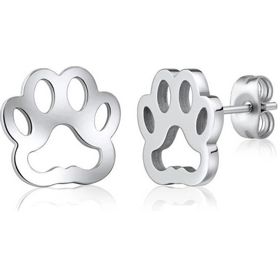 Prosperk náušnice ocelové tlapky S0579