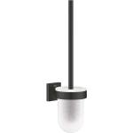 GROHE Start Cube - Стенна тоалетна четка с държач, стъкло/матово черно 409772430 (409772430)