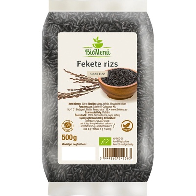 BioMenü Bio čierna ryža 0,5 kg
