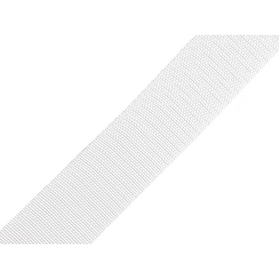 Prima-obchod Popruh polypropylenový šíře 30 mm tloušťka 1 mm, barva 01 bílá