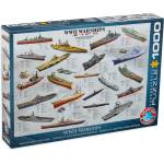 EUROGRAPHICS Пъзел Eurographics от 1000 части - Военни кораби от Втората световна война (EG60000133)
