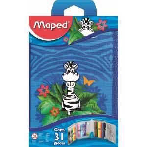 Maped Несесер с пособия Maped Tatoo - Jungle, 1 цип (967814)