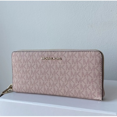 Michael Kors dámská peněženka Jet set travel large continental růžová
