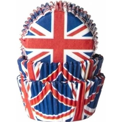 House of Marie Papierové košíčky na muffiny Union Jack 50 ks Ø 5 cm