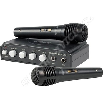 Karaoke sada KÖNIG HAV KM11 2x mikrofon černá