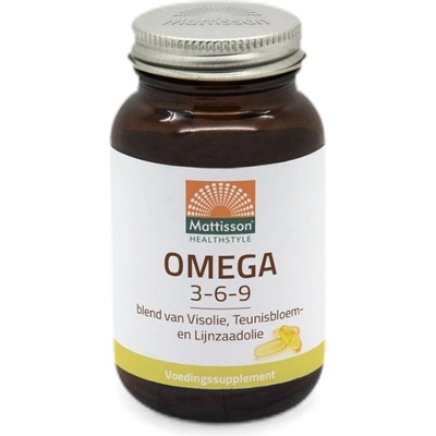 Mattisson Healthstyle Omega 3-6-9 | with Fish Oil & Primrose Oil [60 капсули]