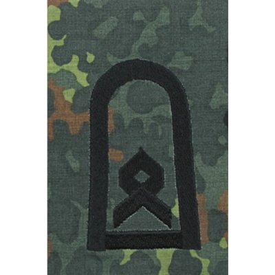 Bundeswehr Výložky BW HAUPTFELDWEBEL FLECKTARN/čierne vyšitie