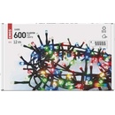 Emos D4BM03 600 LED řetěz ježek 12 m venkovní i vnitřní multicolor časovač