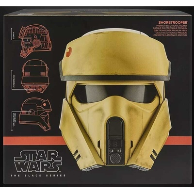 Elektronická helma Star Wars: Andor Black Series Shoretrooper replika 1:1, G0703