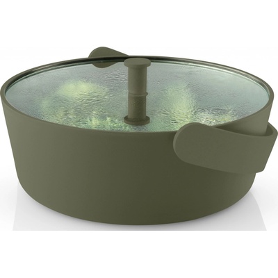 Eva Solo Parný hrniec do mikrovlnnej rúry GREEN TOOL 2 l, zelený, sklo/plast