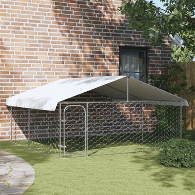 vidaXL Venkovní psí kotec se střechou 300 x 300 x 150 cm – Zboží Dáma