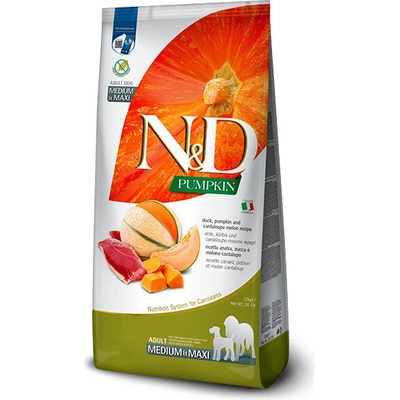Farmina N&D Pumpkin Adult Medium & Maxi kačica & cantaloupe 12 kg