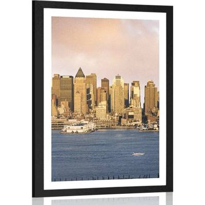 Plakát s paspartou jedinečný New York - 30x45 no frame