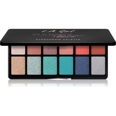 L.A. GIRL COSMETICS Fanatic палитра сенки за очи цвят Wanderlust 12x1 гр