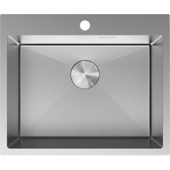 Mexen Solix кухненска мивка от неръждаема стомана с 1 отделение, 600 x 500 mm, инокс - 6408601000-01 (6408601000-01)