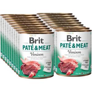 Brit Брит пате и месо олен 18x800г