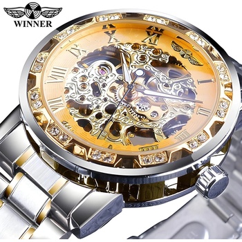 Winner Часовник Winner BE-14438 - Сребристо / Златисто KP14438 (BE-14438)