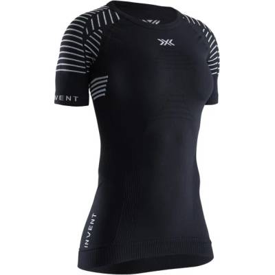 X-Bionic Дамско синтетично термобельо X-Bionic Women's Invent 4.0 LT Shirt S/S T-shirt - Opal Black / Arctic White - размер XL (114-3172-0215)