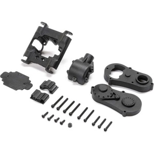 Losi Загубени корпус на централната предавка, капаци: Mini LMT