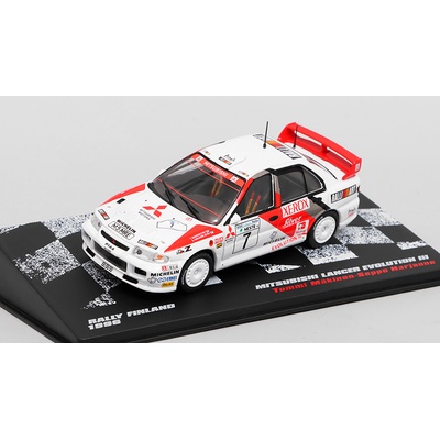 DeAgostini Mitsubishi Lancer Evo III 7 Rally FinlandRallye automobily časopis s modelem 44 1:43