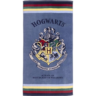 CurePink Ručník - osuška Harry Potter: Hogwarts (70 x 140 cm) [2200009060]