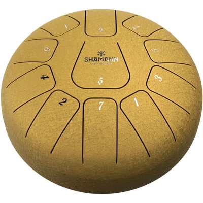 Shamann 8" 11 Notes F Major Golden Tongue Drum (FS11-8GOLDEN)