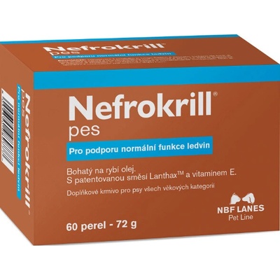 Nefrokrill pre psov 60 tob