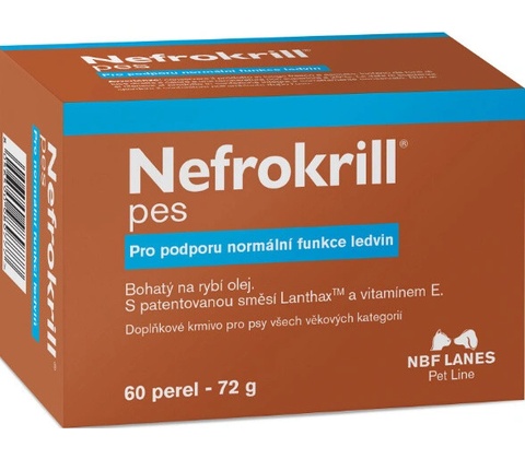 Nefrokrill pre psov 60 tob