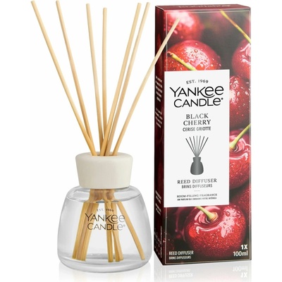Yankee Candle Signature Black Cherry Reed Difúzer Vonné tyčinky 100 ml