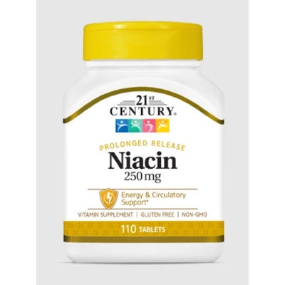 21st Century Ниацин - Niacin 250mg Prolonged Release | 110 tabs (9182)