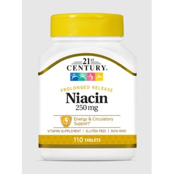 21st Century Ниацин - Niacin 250mg Prolonged Release | 110 tabs (9182)