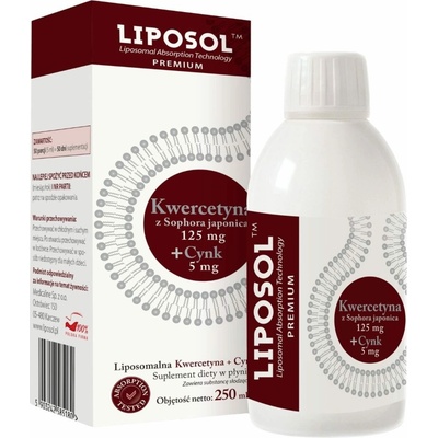 Liposol Lipozomálny kvercetín 125 mg + zinok 5 mg 250 ml