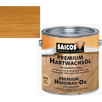 Saicos premium tvrdý voskový olej 0,75 l teak transparentní