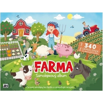 Album adhéznych nálepiek Farma 340 ks